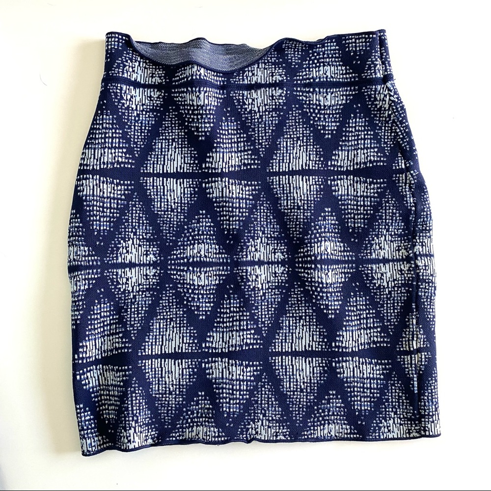 BCBG Geometric skirt